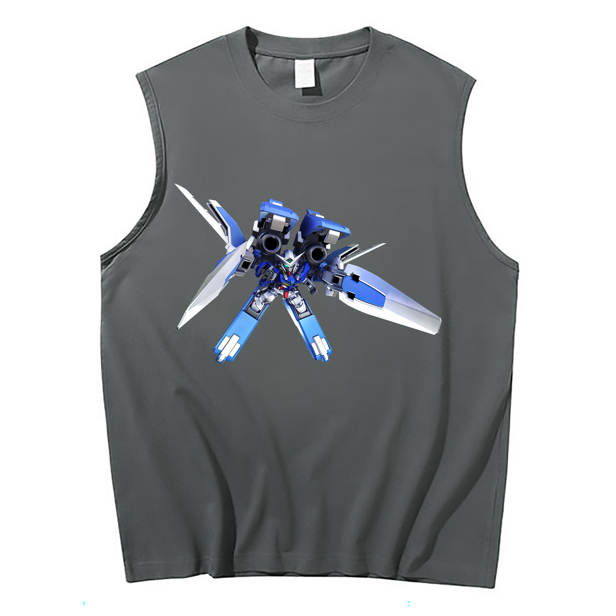 （画像用） 機動戦士ガンダム Mobile Suit Gundam コットン100％タンクトップ（フロントプリント）